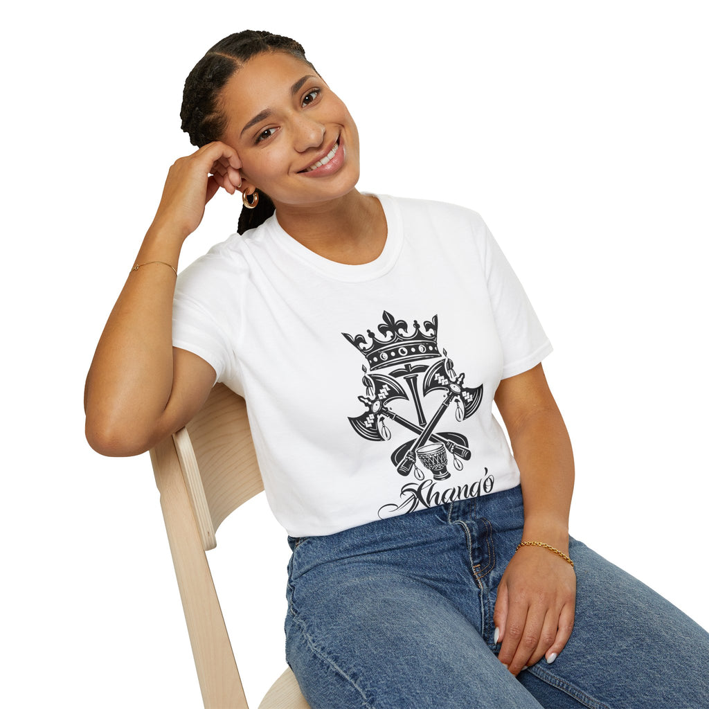 Camiseta de Changó – Emblema espiritual Yoruba del Orisha del trueno y la justicia