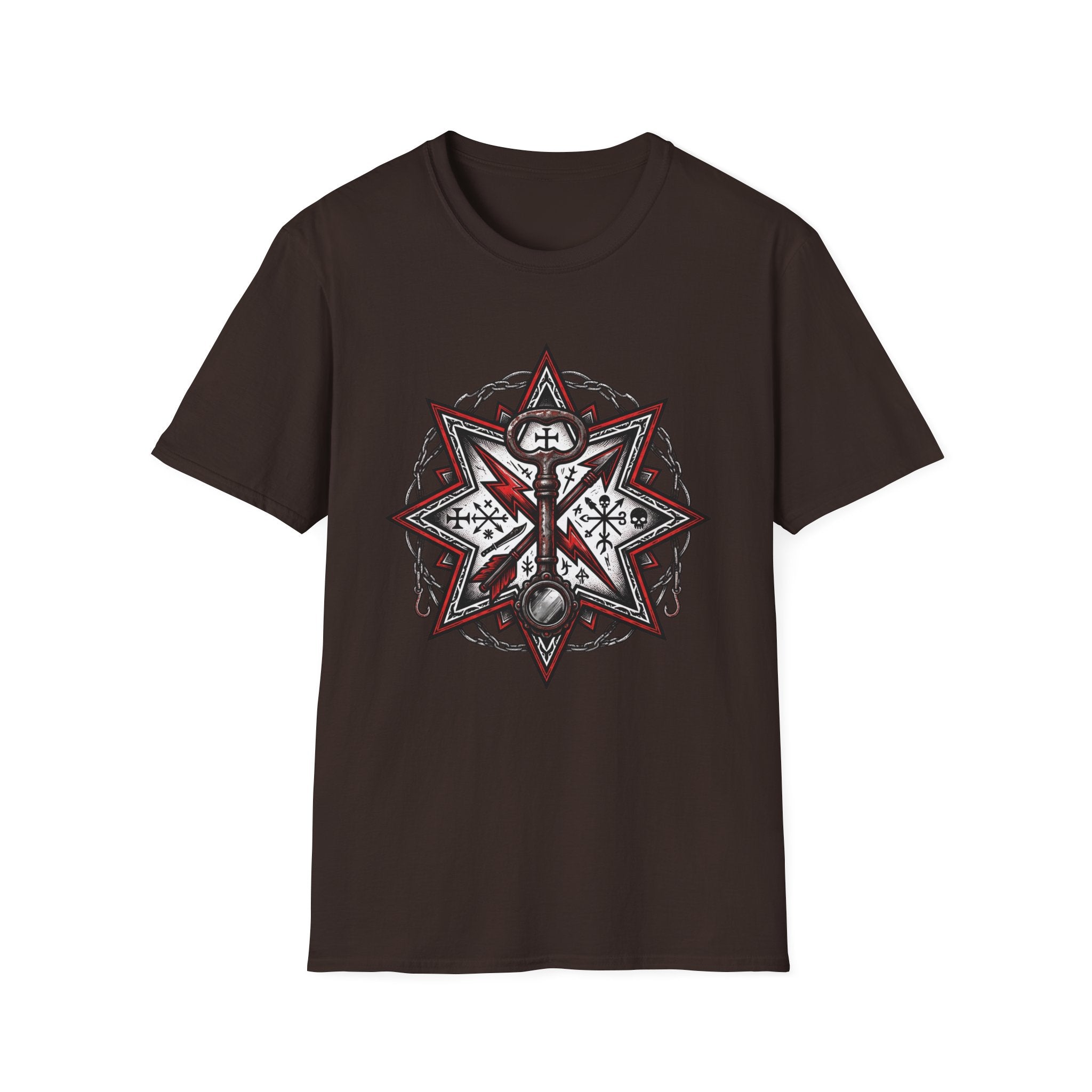 T-Shirt — Norse Valknut Star Rune Graphic