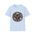 African Mask Tribal Art T-Shirt — Decorative Kente-Inspired Mask Design