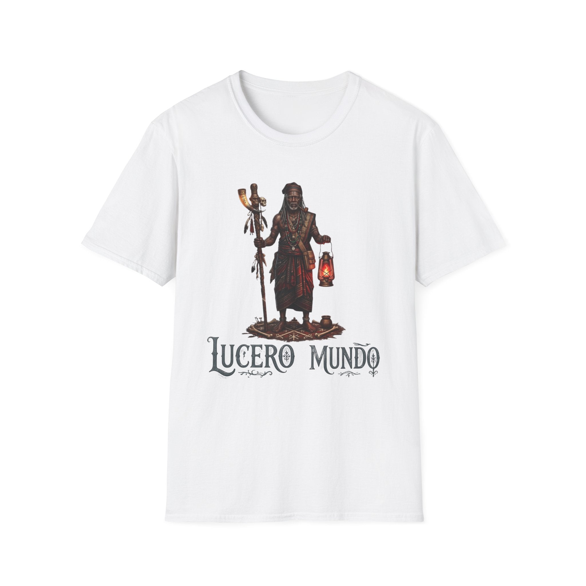 Camiseta Lucero Mundo “Guardián de la Noche” — Unisex Softstyle