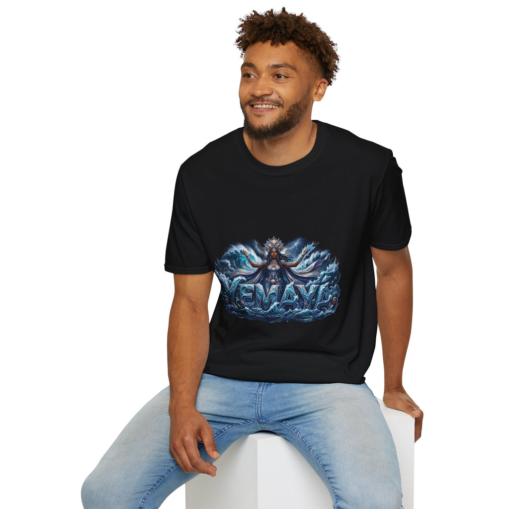 Camiseta de Yemayá – Diseño espiritual Yoruba de la Orisha del mar y la protección