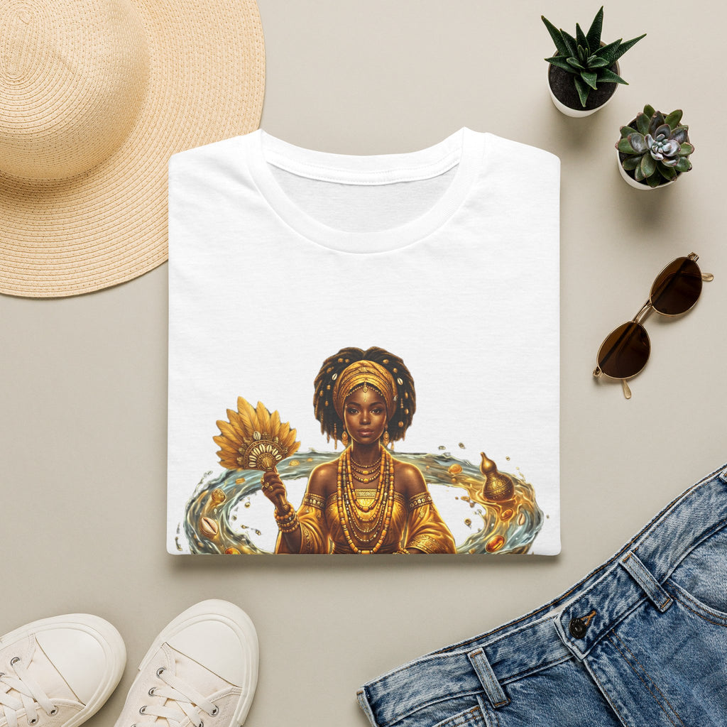 Camiseta Oshún “Amor, Belleza y Prosperidad” — Unisex Softstyle