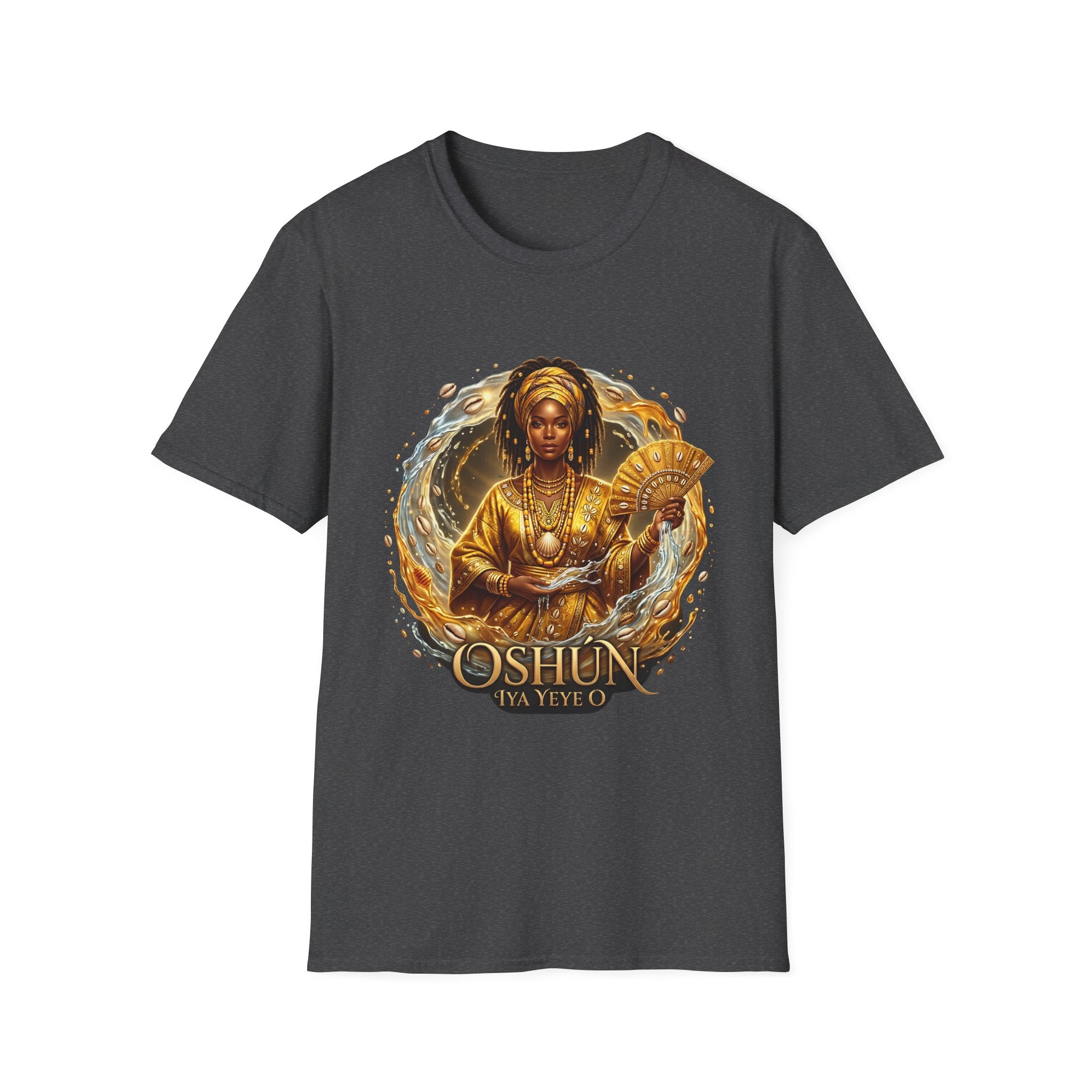 Camiseta Oshún Dorada — Unisex Softstyle