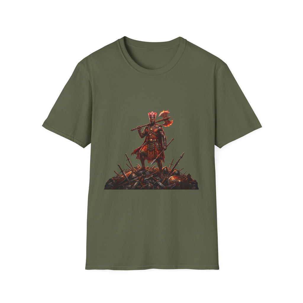 Camiseta de Changó Guerrero – Diseño espiritual Yoruba del Orisha del trueno y la fuerza
