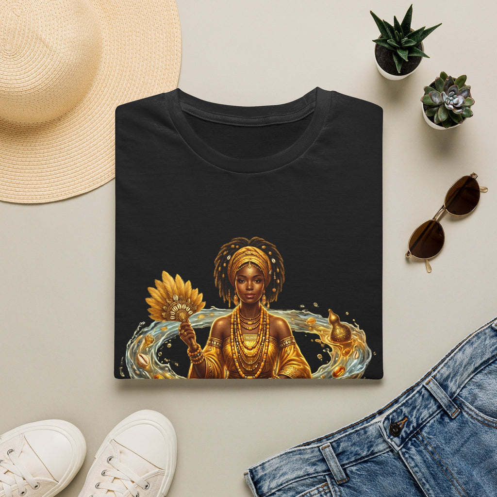 Camiseta Oshún “Amor, Belleza y Prosperidad” — Unisex Softstyle
