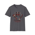 Eshu Eleggua Crown, Maraca & Key T-Shirt | Afro-Caribbean Orisha Design