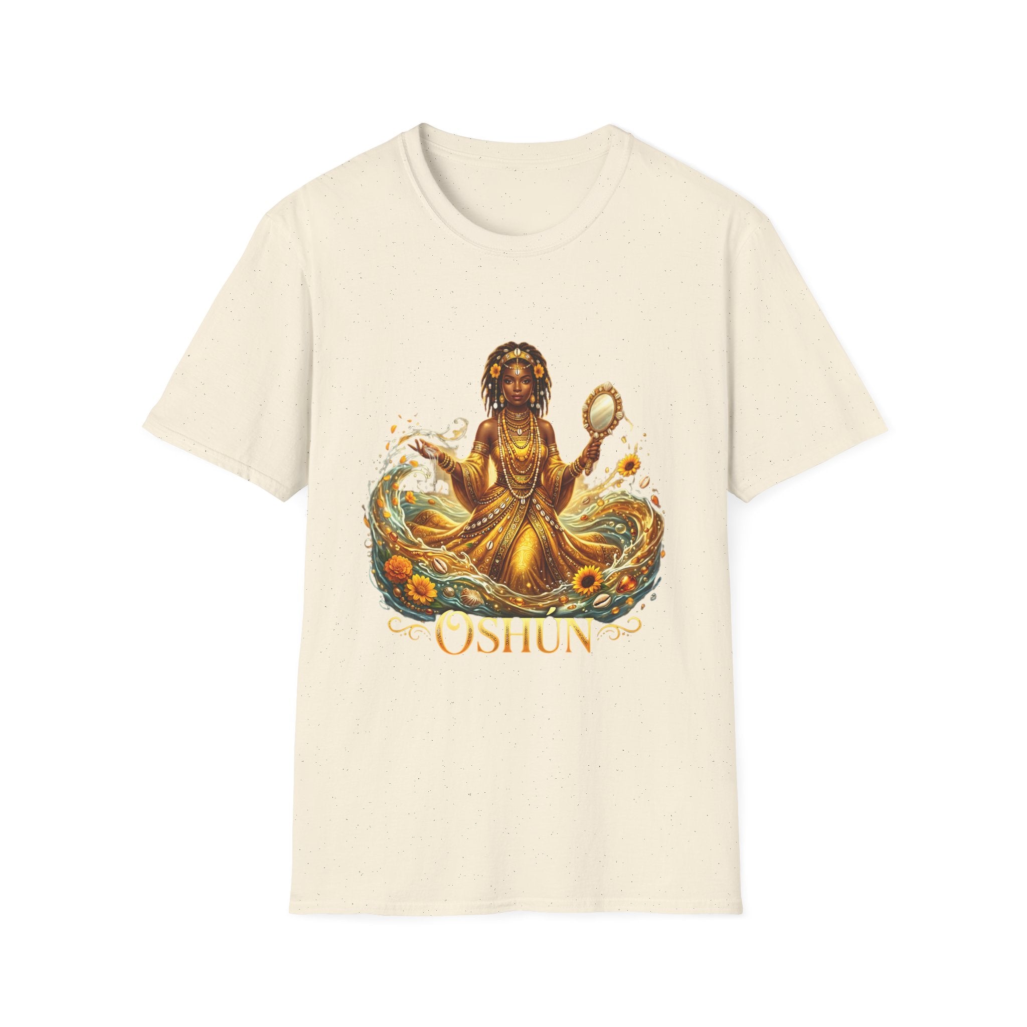 Camiseta Oshún “Dulzura y Abundancia” — Unisex Softstyle
