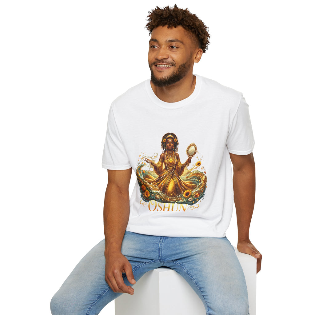 Camiseta Oshún “Dulzura y Abundancia” — Unisex Softstyle
